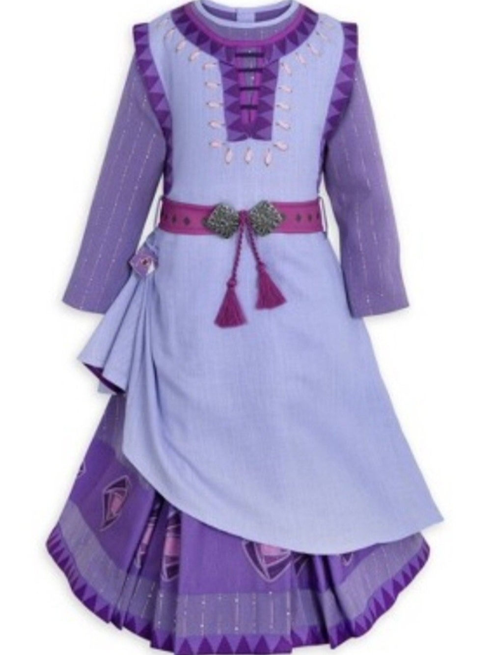 Disney Wish Asha Costume Girls Size 9/10 Dress And Accessories